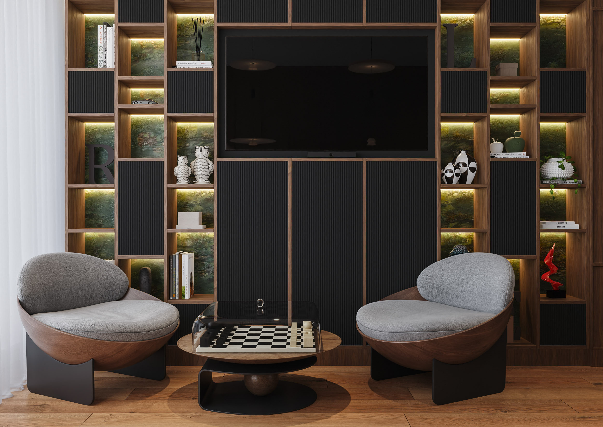3D visualization for an interior design project of a residential proprty by Visioaxis - studio for architectural, interior and real estate CGI | cabinet