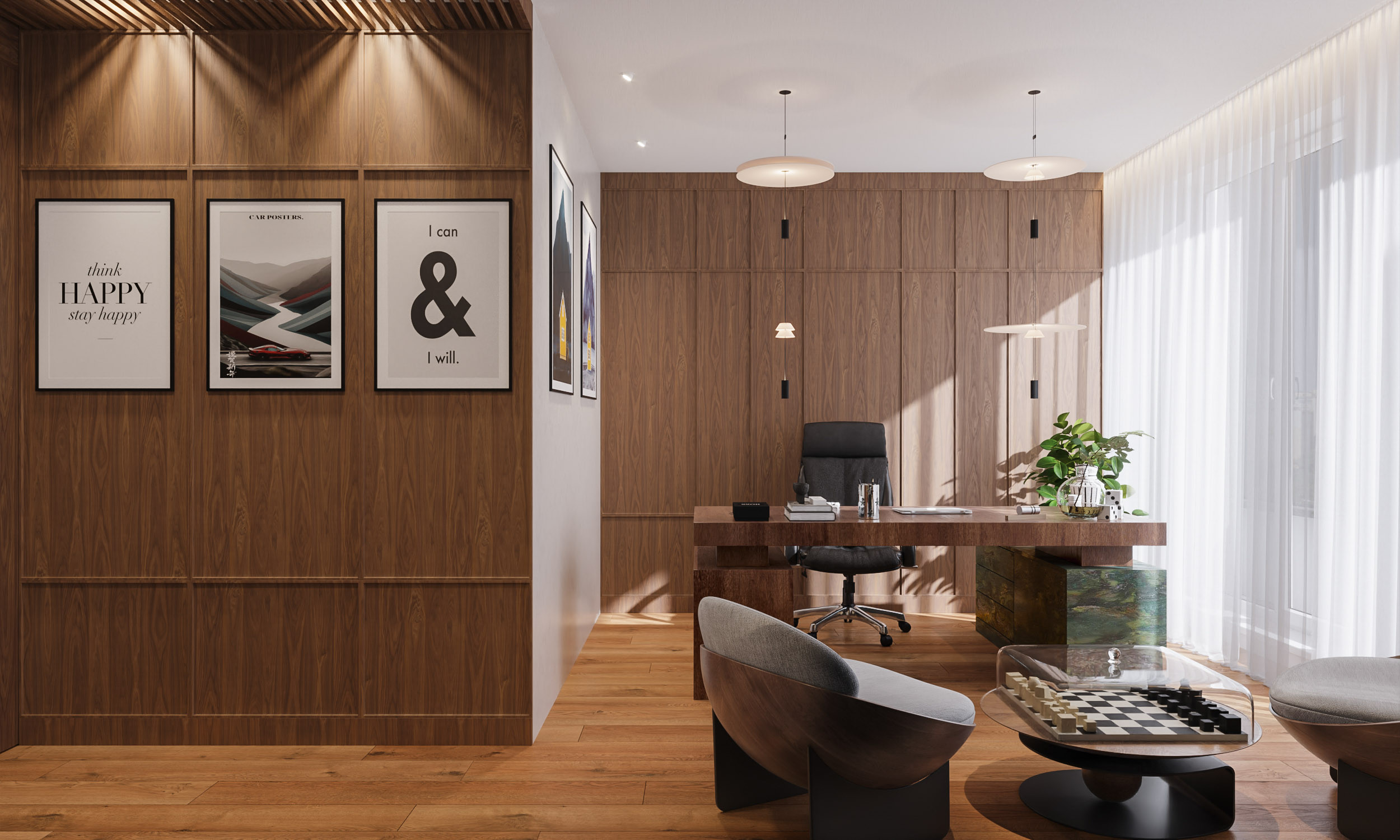 3D visualization for an interior design project of a residential proprty by Visioaxis - studio for architectural, interior and real estate CGI | cabinet
