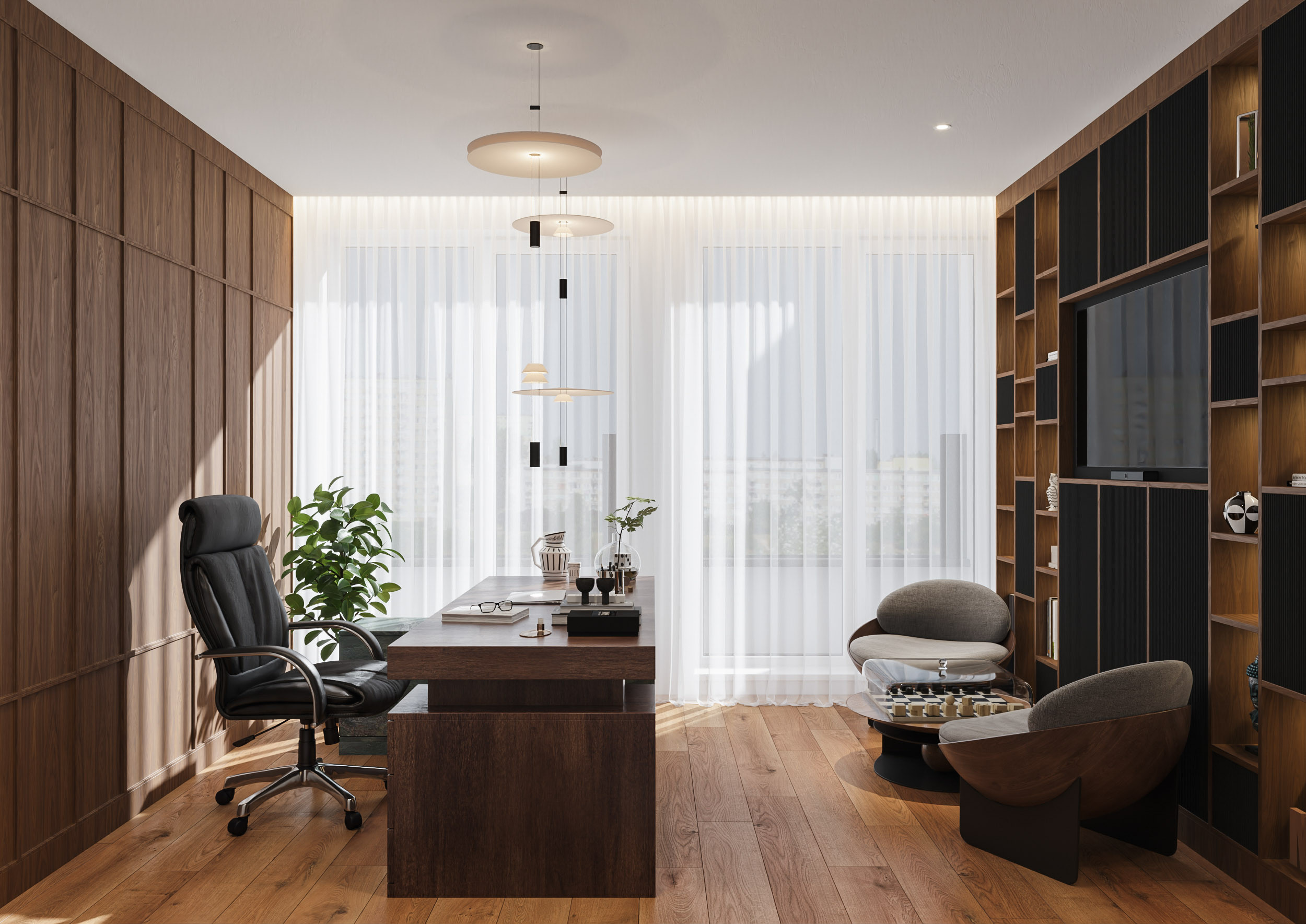 3D visualization for an interior design project of a residential proprty by Visioaxis - studio for architectural, interior and real estate CGI | cabinet