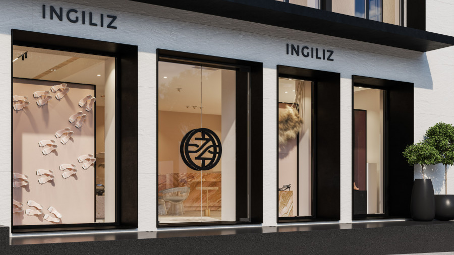Ingiliz workspace interior 3D visualization by Visioaxis - CGI studio for interior, architectural and real estate visualizations